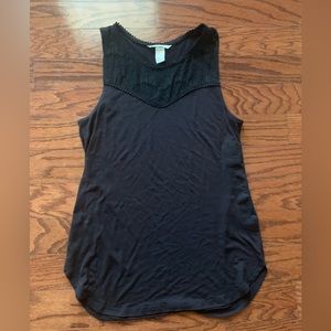 H&M Tan Top Black Size S